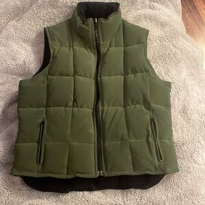 Olive green express vest never worn
